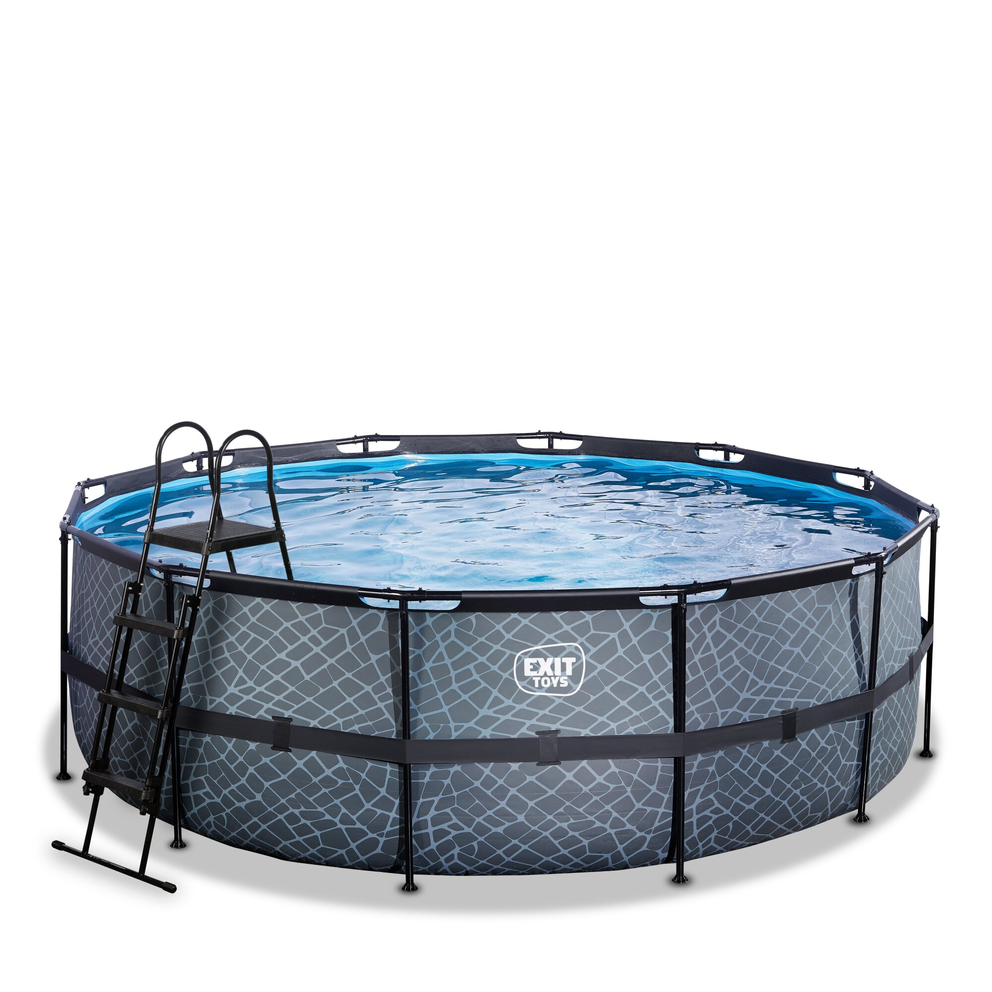 Nerve vinter usikre EXIT Stone pool ø427x122cm with filter pump - Toy House